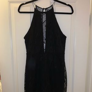 ASTR black lace dress